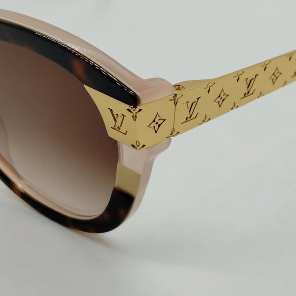 Authentic Louis Vuitton Sunglasses Z1858E Women's Browns mn390-111725 - Picture 8 of 11